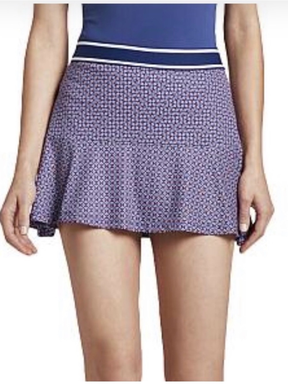 Peter Millar Navy Francoise Printed Tennis Golf Skort M